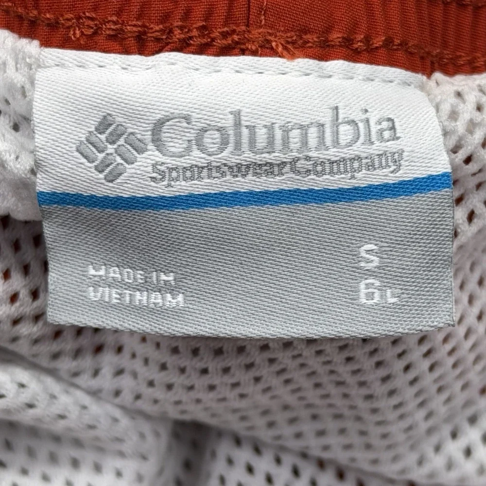 Columbia PFG FM4009 Mens Small 6L Red Backcast III Omni-Shade Water Shorts